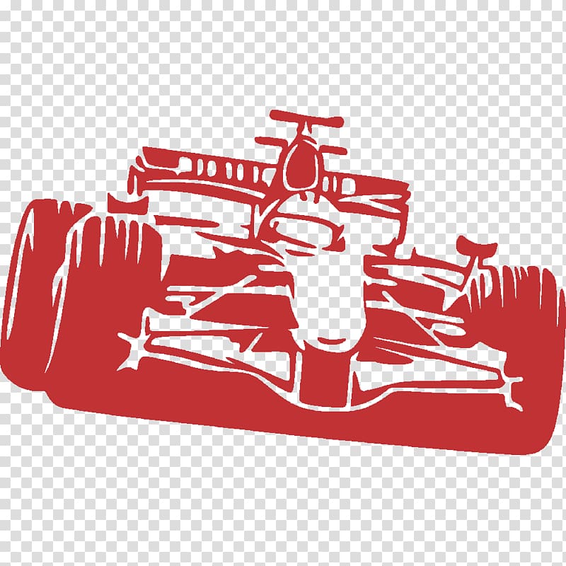 Formula 1 Wall decal Sticker Auto racing, custom drift decals transparent background PNG clipart