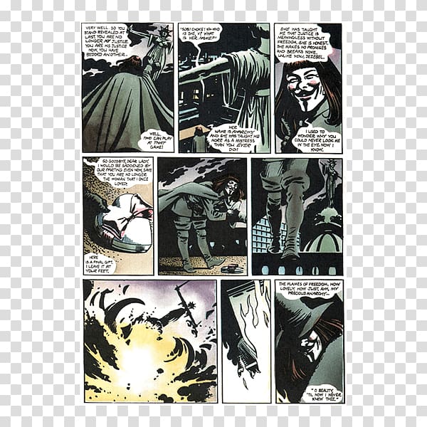 V for Vendetta Comics Comic book Graphic novel, others transparent background PNG clipart