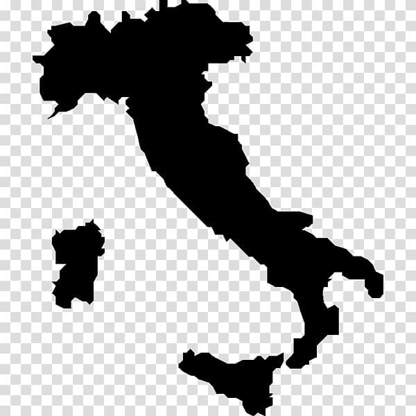 Regions of Italy Map , map transparent background PNG clipart