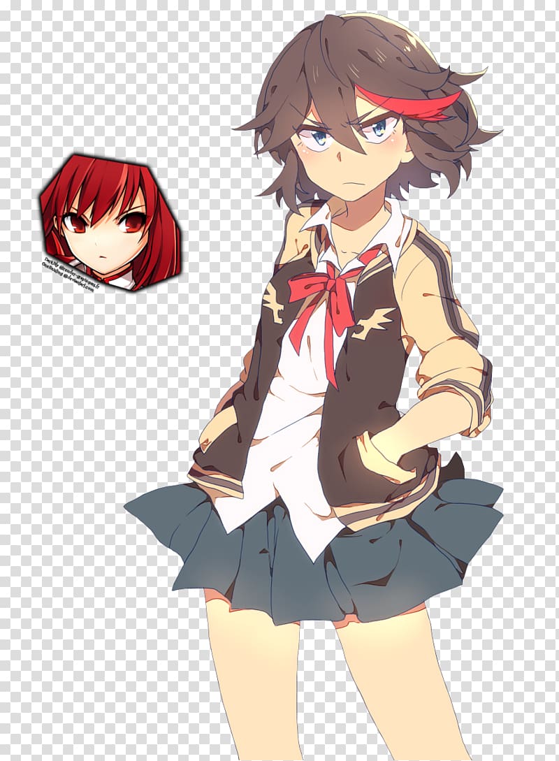 Ryuko Matoi Satsuki Kiryuin Drawing Senketsu, kill transparent background PNG clipart