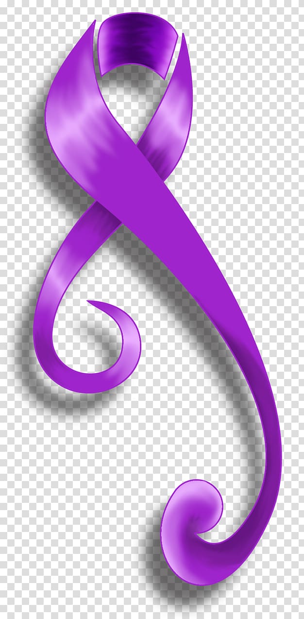 Crohn\'s disease Purple ribbon Awareness ribbon Tattoo, cancer symbol transparent background PNG clipart