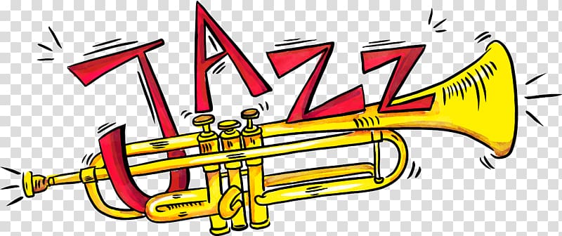 Trumpet Trombone Musical instrument Jazz, Hand painted trombone transparent background PNG clipart