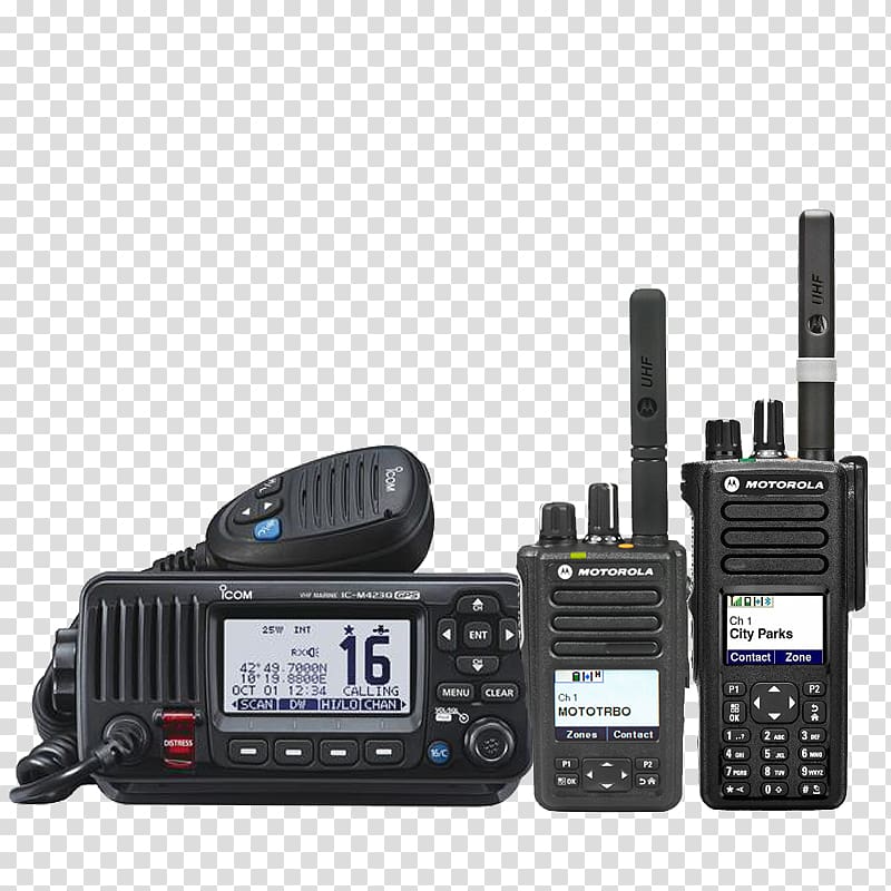 Digital selective calling Marine VHF radio Icom Incorporated Very high frequency, radio transparent background PNG clipart