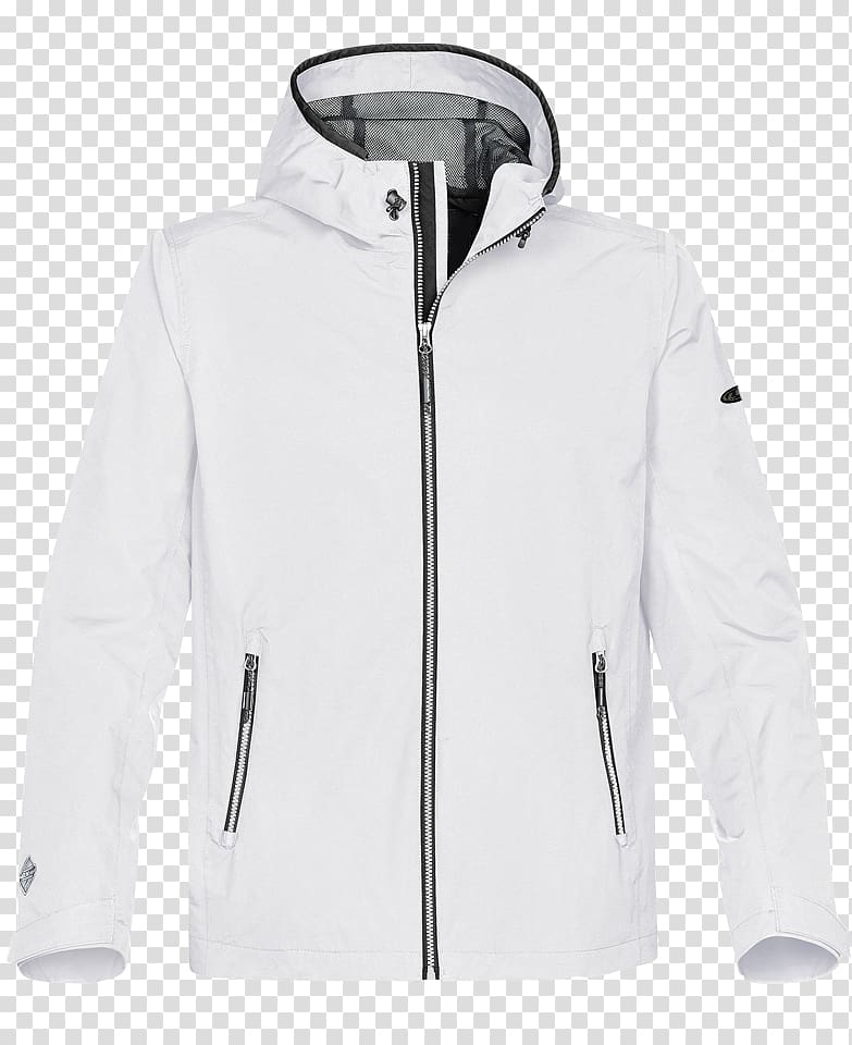 Shell jacket Polar fleece Softshell Clothing, full length rain jacket with hood transparent background PNG clipart