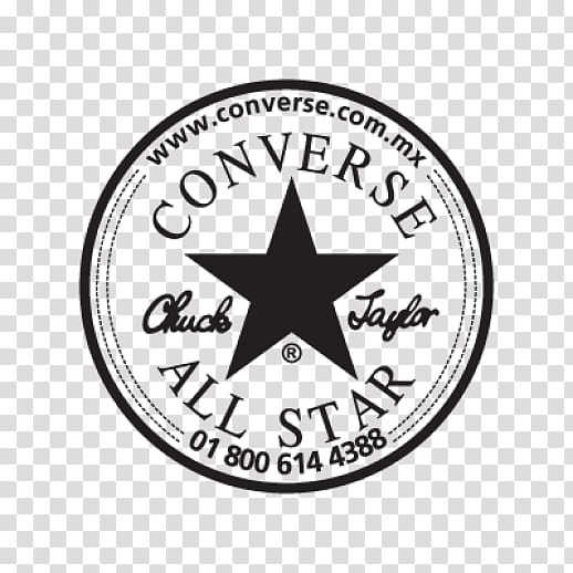 Round gray Converse All Star logo illustration, Chuck ...