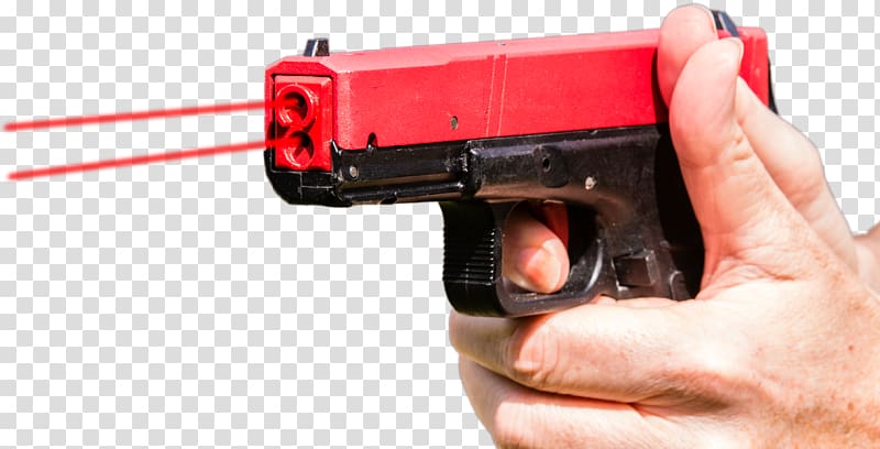 Trigger Firearm Pistol Handgun Glock, the instructor trained with trumpets transparent background PNG clipart