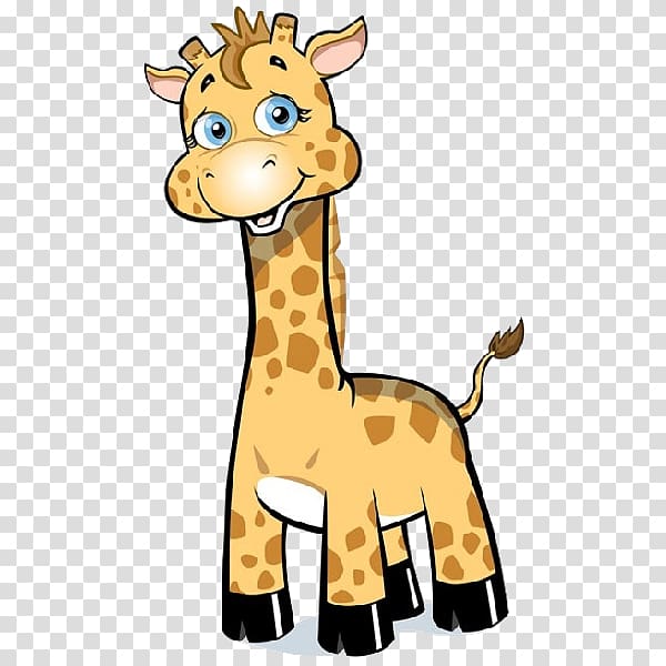 baby giraffe cartoon drawing