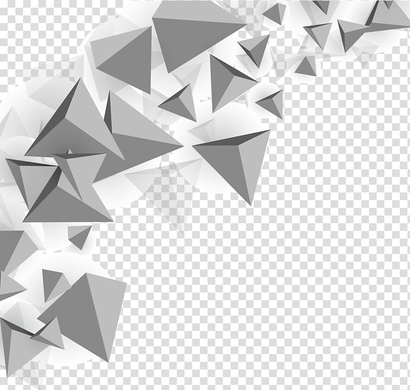 Triangle Polygon mesh, cartoon triangle material transparent background PNG clipart