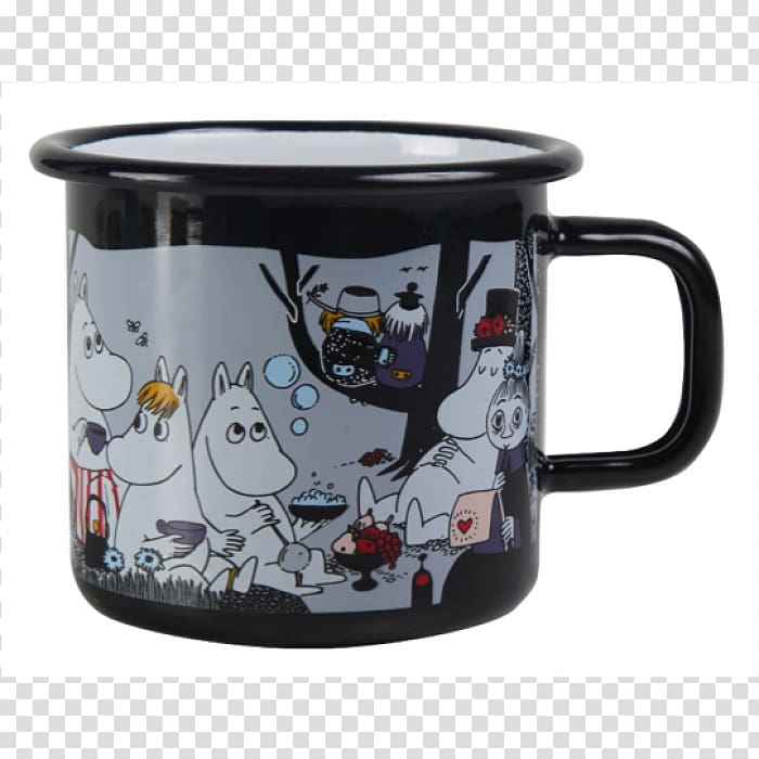 Moomintroll Little My Moomins Mug Vitreous enamel, mug transparent background PNG clipart