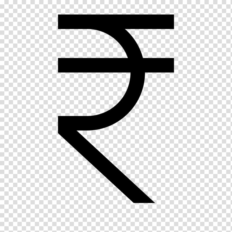 Indian rupee sign Currency symbol, symbol transparent background PNG clipart