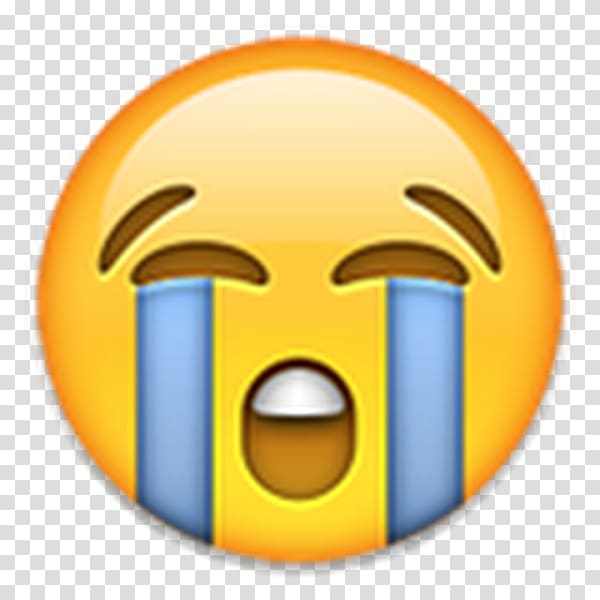 crying emoji sticker, Face with Tears of Joy emoji Crying World Emoji Day, sad emoji transparent background PNG clipart