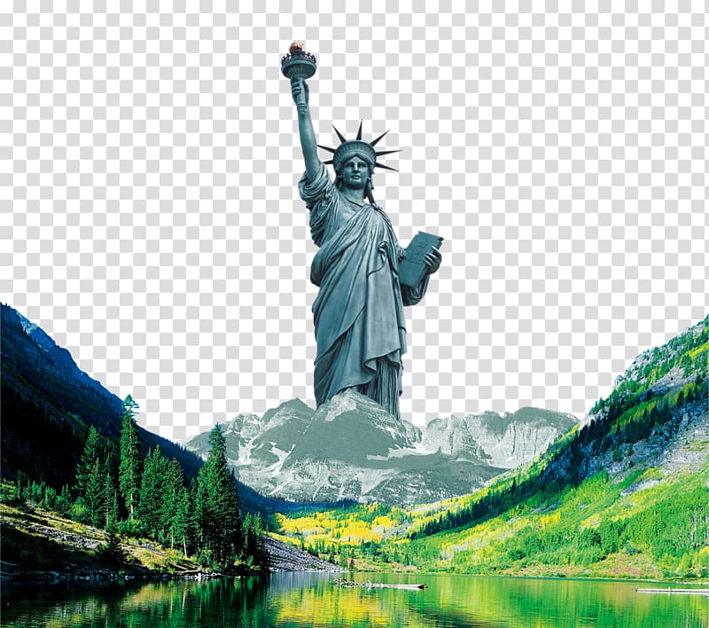 Statue of Liberty , Statue of Liberty transparent background PNG clipart