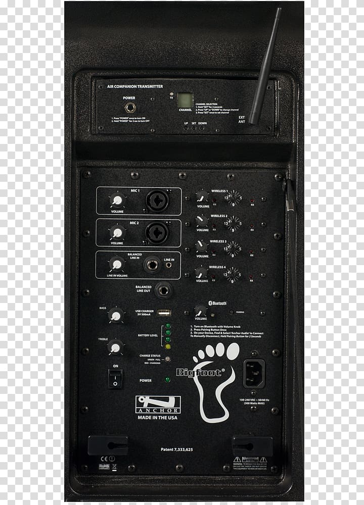 Audio Computer Cases & Housings Line array Sound reinforcement system, bigfoot transparent background PNG clipart