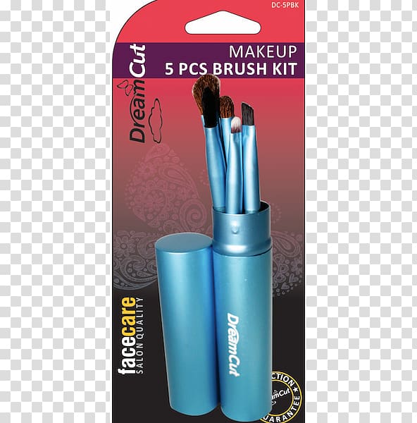 Makeup brush Cosmetics Tool Blue, lipstick smudge transparent background PNG clipart
