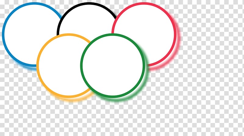 Graphic design , olympic rings transparent background PNG clipart