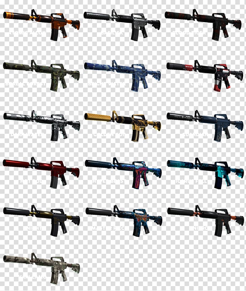 Counter-Strike: Global Offensive Counter-Strike: Source Garry\'s Mod M4A1-S M4 carbine, hand gun transparent background PNG clipart