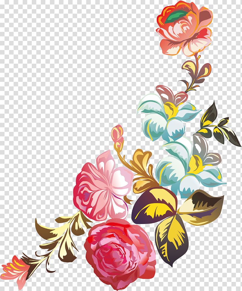Flower Ornament , Chinese style transparent background PNG clipart