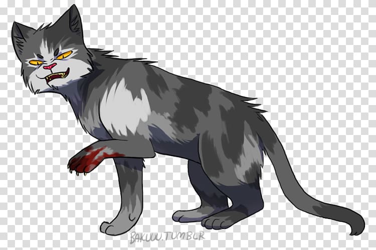 Warriors Bluestar\'s Prophecy Into the Wild Drawing Cat, warriors  transparent background PNG clipart