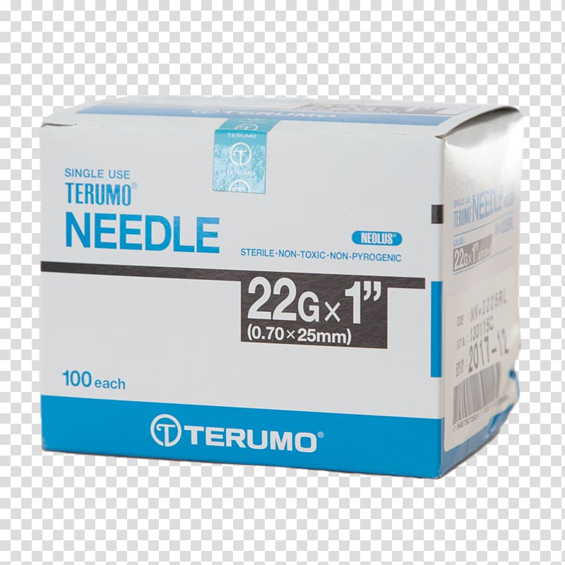 Hypodermic needle Syringe Luer taper Terumo Corporation Injection, syringe transparent background PNG clipart
