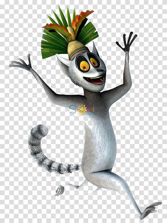 Julien Madagascar Lemur YouTube Animation, youtube transparent background PNG clipart