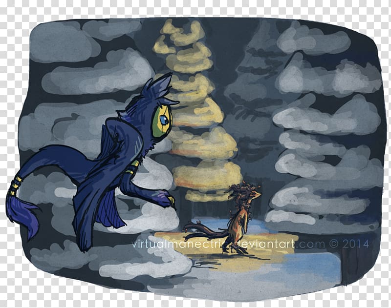 Legendary creature, winter forest transparent background PNG clipart