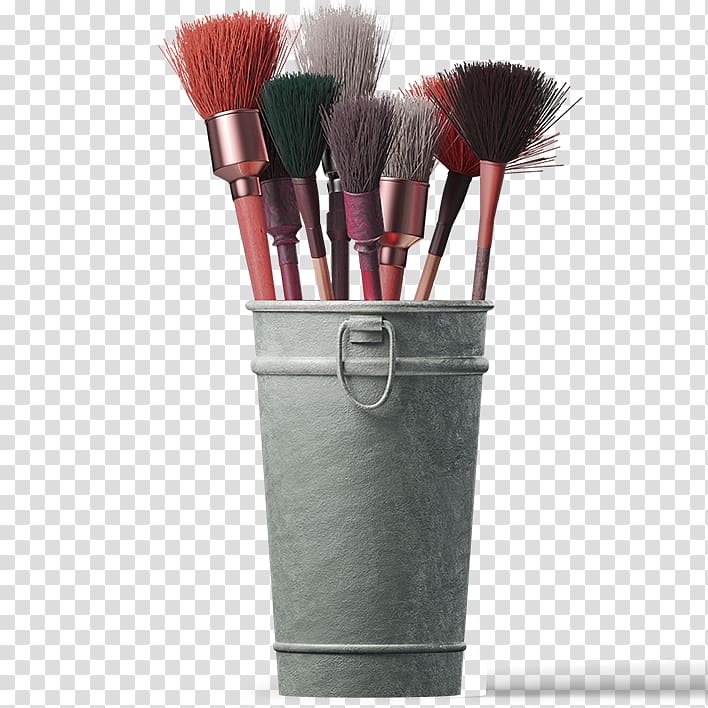 Makeup brush Ink brush, Iron drum makeup brush brush decorative patterns transparent background PNG clipart