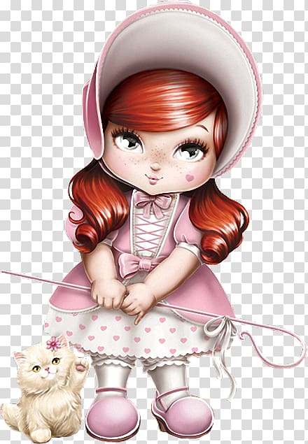 Decoupage Paper Art, doll transparent background PNG clipart