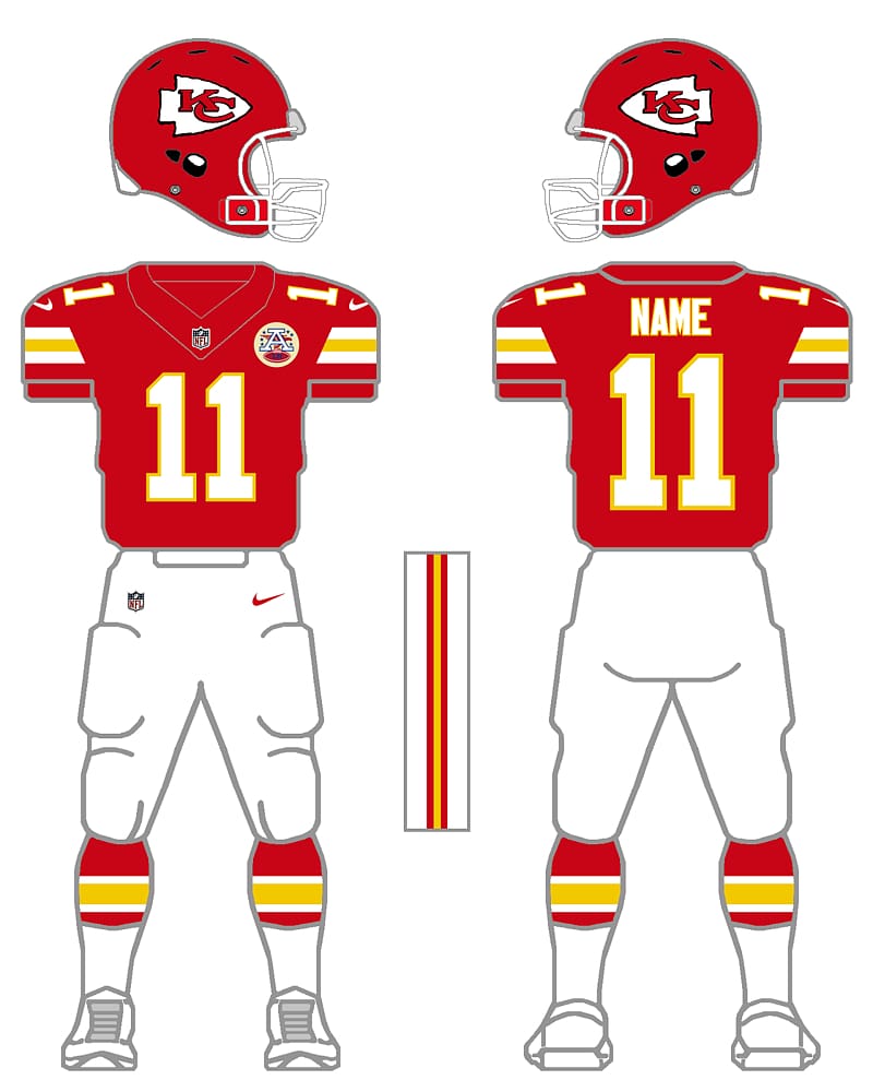 clipart kc chiefs jersey