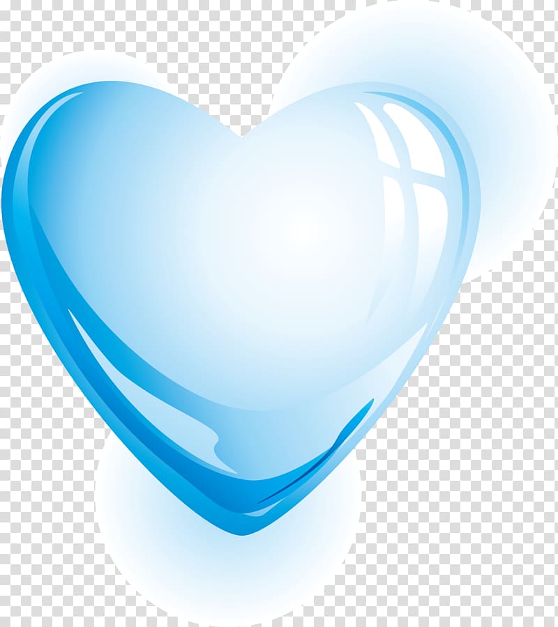 Euclidean Heart Water Drop, Heart-shaped water transparent background PNG clipart