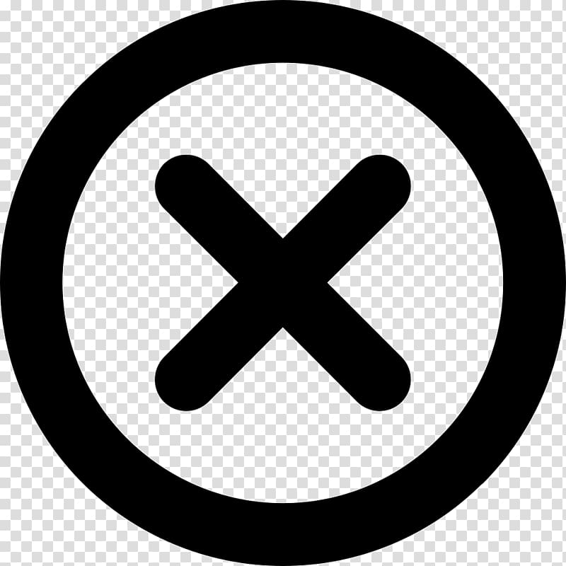 Computer Icons X mark Red Symbol , delete button transparent background PNG clipart