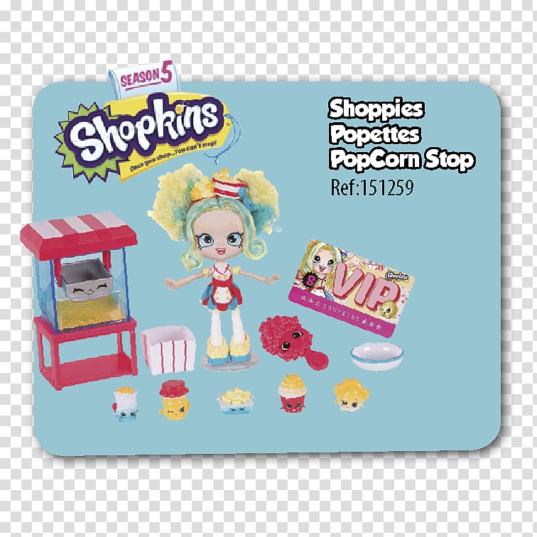 Shopkins Season 5 Book Popcorn Stop Font, Shopkins shoppies transparent background PNG clipart