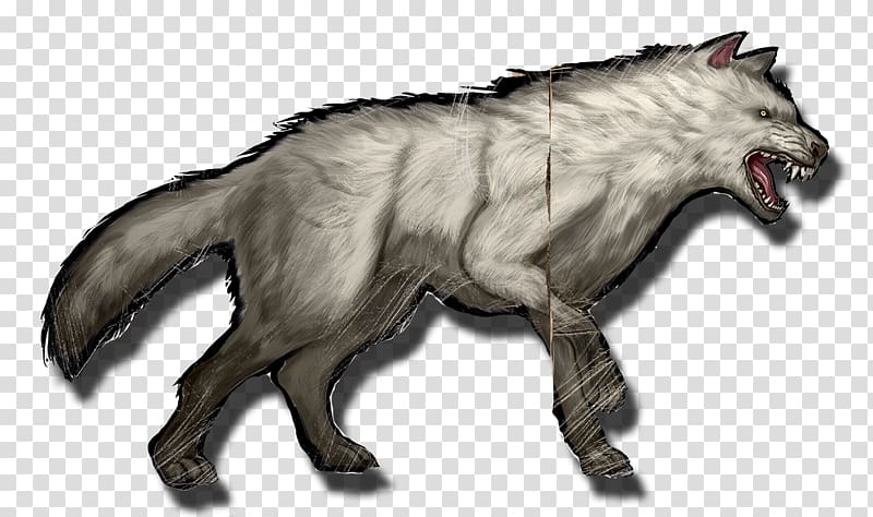 Gray wolf ARK: Survival Evolved Dire wolf Mammal Thylacoleo, evolution transparent background PNG clipart