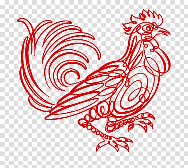 Chicken Drawing Rooster , 2017 abstract big cock transparent background PNG clipart