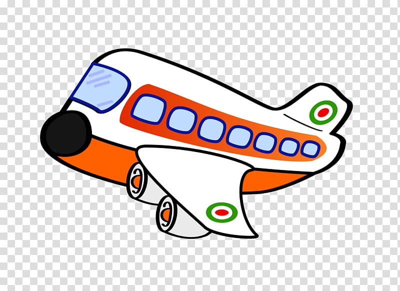 Airplane Cartoon , fun transparent background PNG clipart