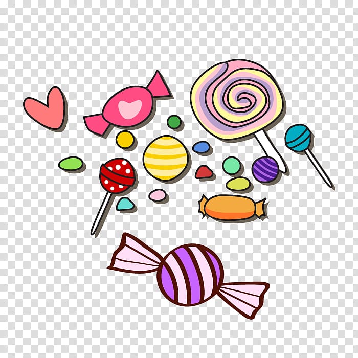 Lollipop Candy Illustration, Cartoon candy transparent background PNG clipart