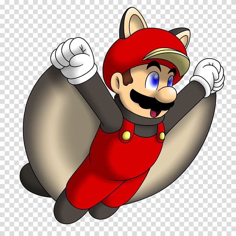New Super Mario Bros. U Flight, flying squirrel transparent background PNG clipart