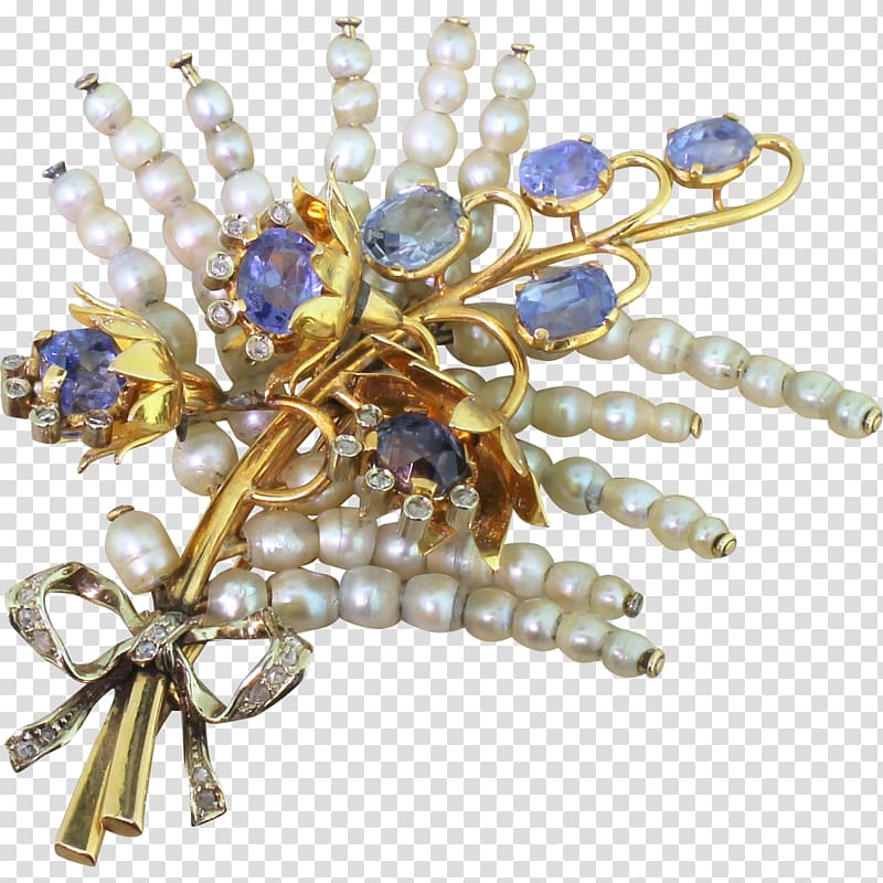Pearl Cobalt blue Brooch Body Jewellery, Jewellery transparent background PNG clipart