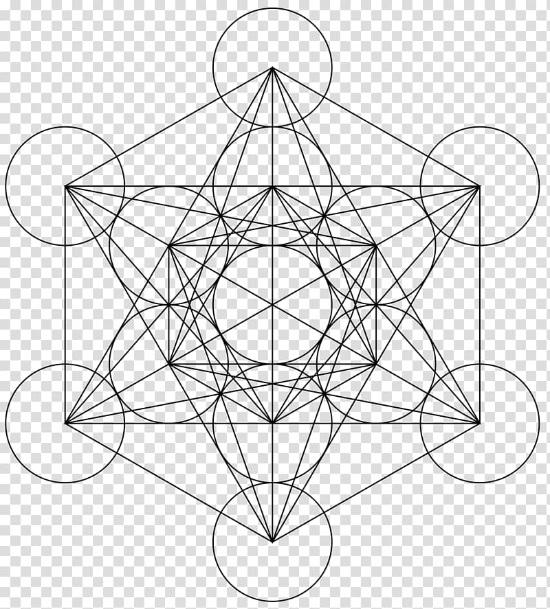 Sacred geometry Overlapping circles grid Metatron, GEOMETRI transparent background PNG clipart