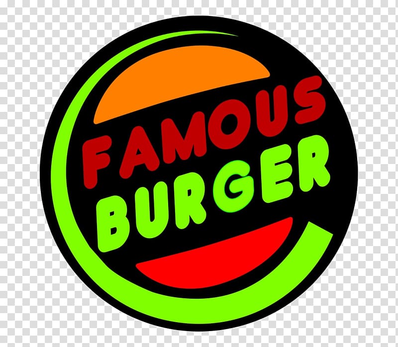 Famous Burger Hamburger Logo Brand Smiley, burger logo transparent background PNG clipart