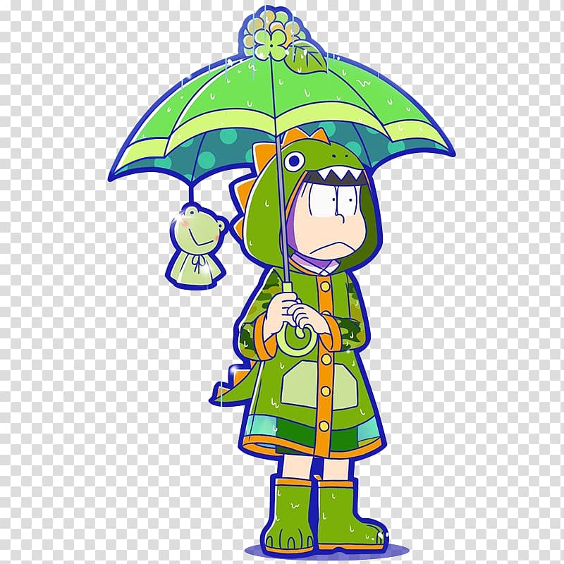 Karamatsu Osomatsu-kun Raincoat, Emulator transparent background PNG clipart