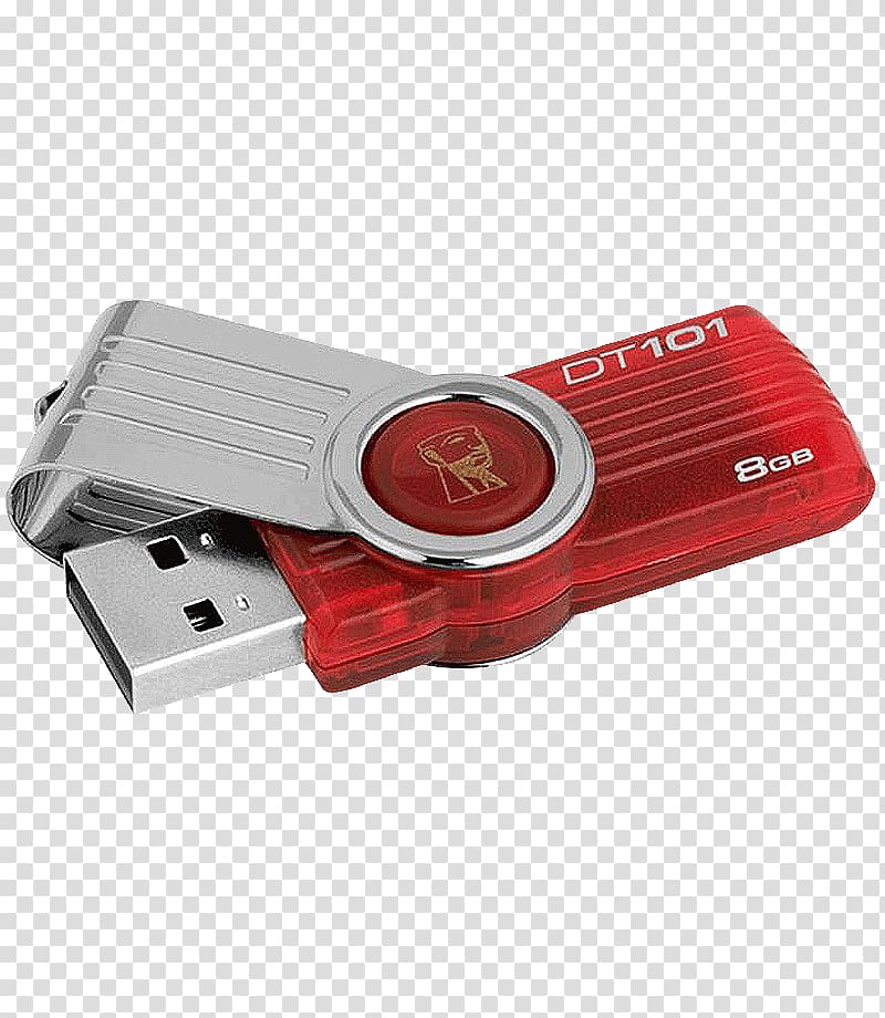 USB Flash Drives Kingston Technology Computer data storage Flash memory, USB transparent background PNG clipart