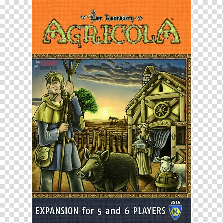 Agricola Board game Lookout Games Expansion pack, EXPANSION transparent background PNG clipart