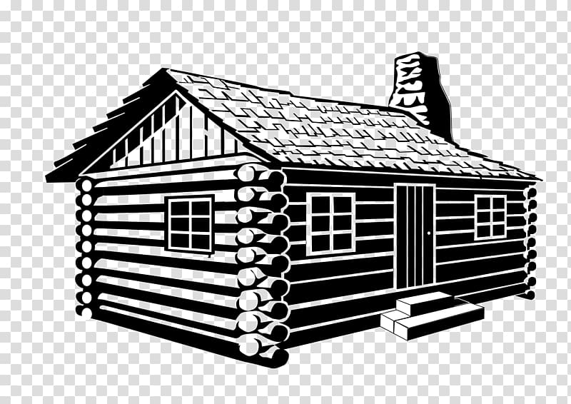 Log Cabin Cartoon Cottage Drawing Cartoon House Transparent