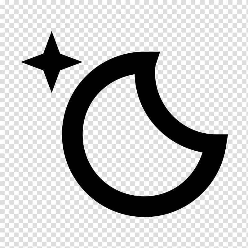 Computer Icons Crescent Symbol Lunar phase , bright moon transparent background PNG clipart