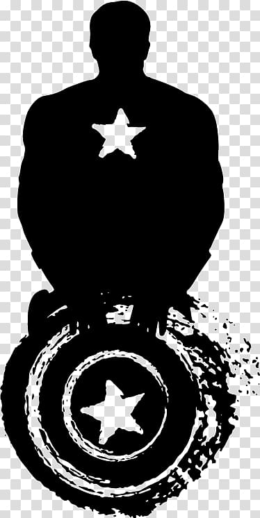 Captain America stencil, Captain America Bruce Banner Spider-Man Batman  Superhero, captain america transparent background PNG clipart | HiClipart