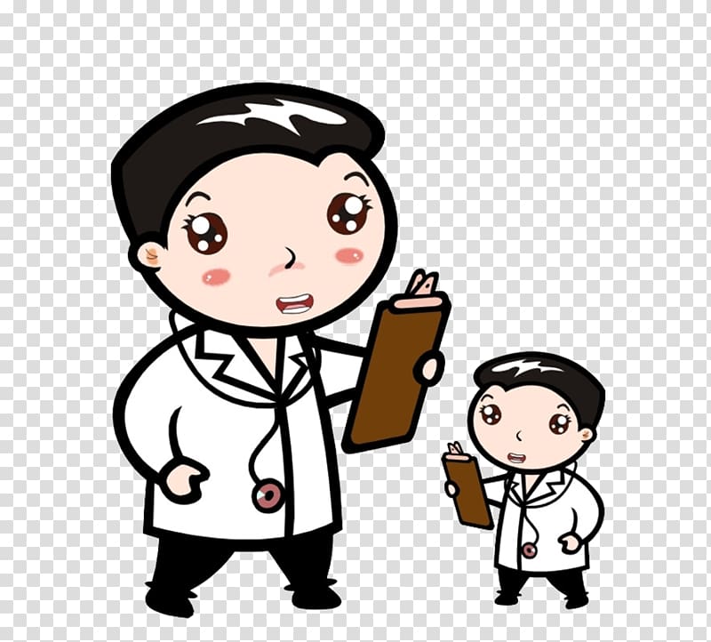 Tenth Doctor Physician Cartoon Medical record, Handsome doctor transparent background PNG clipart