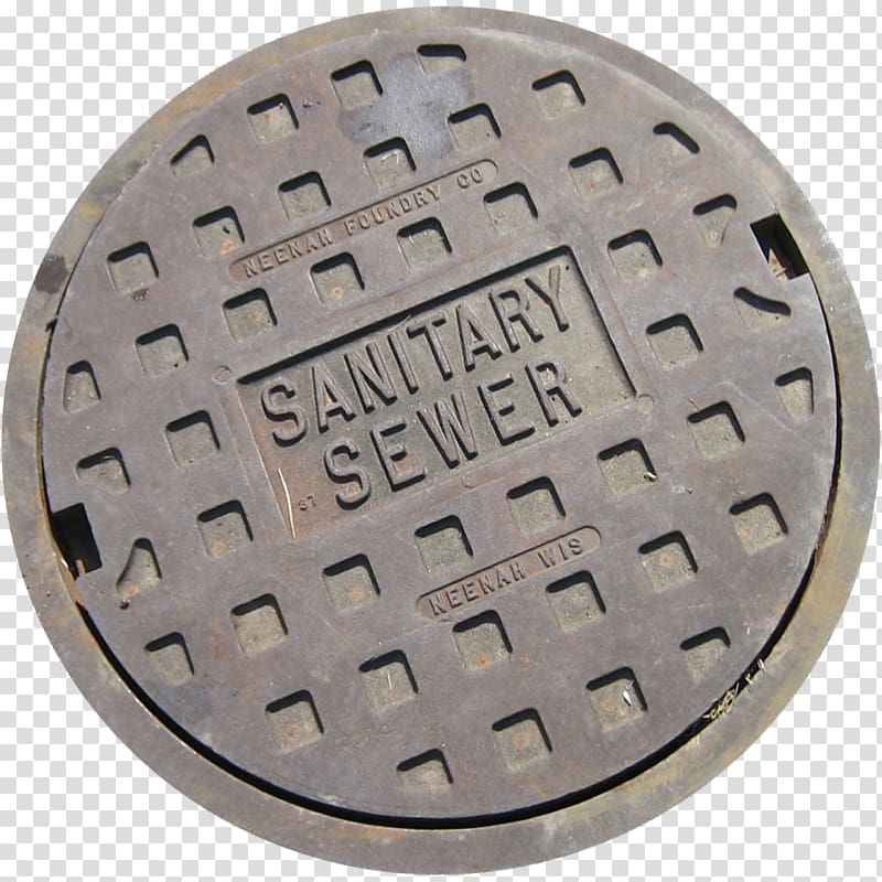 Manhole cover Separative sewer Street light, sewage transparent background PNG clipart