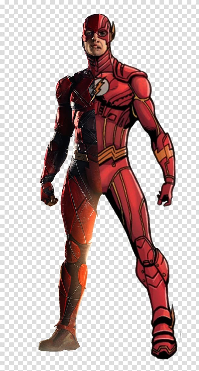 The Flash Costume Suit DC Extended Universe, Flash transparent background PNG clipart