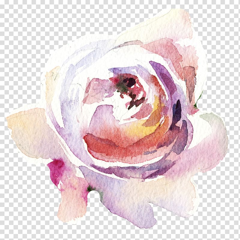 Garden roses Flower, Painted flower pattern transparent background PNG clipart