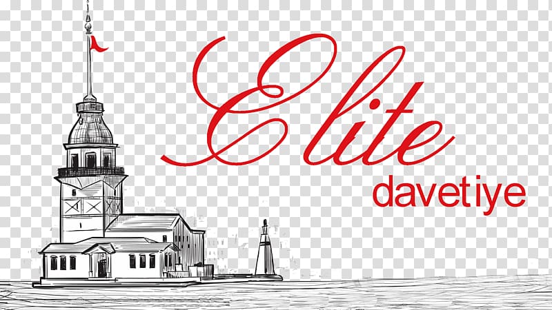 Maiden\'s Tower Drawing Galata Tower Painting, davetiye transparent background PNG clipart
